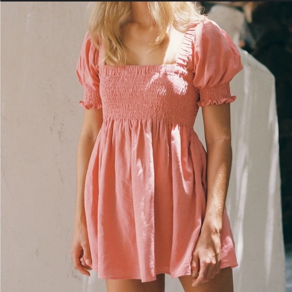 Montce Dresses & Skirts - Montce Coral Marcela linen blend mini Dress